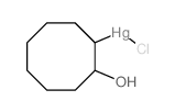 chloro-(2-hydroxycyclooctyl)mercury Structure
