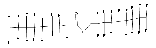 9H-hexadecafluoro-nonanoic acid 1H,1H,9H-hexadecafluoro-nonyl ester Structure