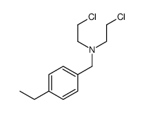 2-chloro-N-(2-chloroethyl)-N-[(4-ethylphenyl)methyl]ethanamine Structure