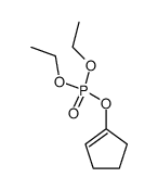 cyclopent-1-en-1-yl diethyl phosphate Structure