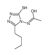 N-(3-butyl-5-sulfanylidene-1H-1,2,4-triazol-4-yl)acetamide Structure