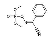 [(E)-[cyano(phenyl)methylidene]amino] dimethyl phosphate Structure