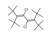 3,6-di-tert-butyl-4,5-dichloro-2,2,7,7-tetramethyl-octa-3,5-diene结构式