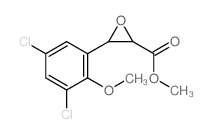 methyl 3-(3,5-dichloro-2-methoxy-phenyl)oxirane-2-carboxylate结构式