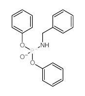 N-diphenoxyphosphoryl-1-phenyl-methanamine structure