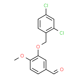 3-(2,4-Dichloro-benzyloxy)-4-methoxy-benzaldehyde structure
