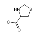 4-Thiazolidinecarbonyl chloride (9CI) Structure