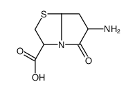 (9CI)-6-氨基六氢-5-氧代-吡咯并[2,1-b]噻唑-3-羧酸结构式