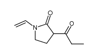 3-propionyl-1-vinyl-2-pyrrolidone Structure