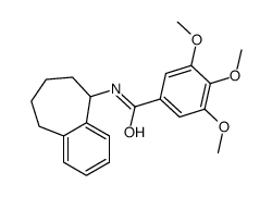 3,4,5-trimethoxy-N-(6,7,8,9-tetrahydro-5H-benzo[7]annulen-5-yl)benzamide Structure