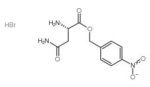 L-Asparagine,(4-nitrophenyl)methyl ester, monohydrobromide (9CI) Structure