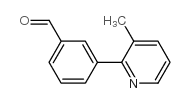 3-(3-Methylpyridin-2-yl)benzaldehyde structure