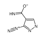 (E)-amino-(3-diazoniopyrazol-4-ylidene)methanolate结构式