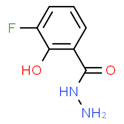 Benzoic acid,3-fluoro-2-hydroxy-,hydrazide结构式