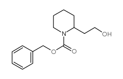 1-CBZ-2-(2-羟乙基)哌啶结构式