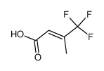 (E)-4,4,4-三氟-3-甲基丁-2-烯酸结构式