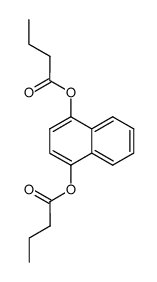 1,4-naphthalenediol dibutyrate结构式