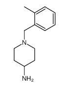 4-amino-1-[(2-methylphenyl)methyl]piperidine结构式