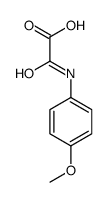 2-((4-甲氧苯基)氨基)-2-氧亚基乙酸结构式