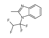2-methyl-1-(1,1,2,2-tetrafluoroethyl)benzimidazole Structure