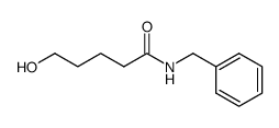 5-hydroxy-N-(phenylmethyl)pentanamide结构式