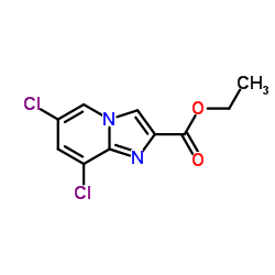 Ethyl 6,8-dichloroimidazo[1,2-a]pyridine-2-carboxylate structure
