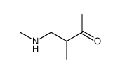 4-Methylamino-3-methylbutanon-2 Structure