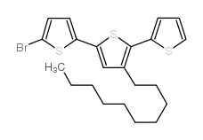 5''-bromo-3'-decyl-2,2',5',2''-terthiophene结构式