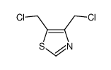 4,5-Bis(chloromethyl)-1,3-thiazole结构式