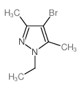 4-bromo-1-ethyl-3,5-dimethyl-1H-pyrazole Structure