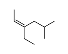 3-ethyl-5-methylhex-2-ene Structure