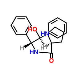 (2S)-N-[(1R,2S)-2-hydroxy-1,2-diphenylethyl]-2-Pyrrolidinecarboxamide structure