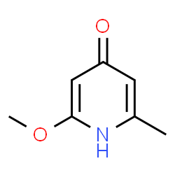 2-Methoxy-6-methyl-4-pyridinol结构式