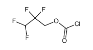 1,1,3-trihydroperfluoropropyl chloroformate Structure