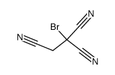 1-Brom-1,1,2-tricyan-ethan Structure