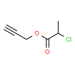prop-2-ynyl-2-chloropropionate structure