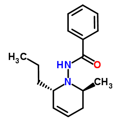 Benzamide, N-[(2R,6R)-3,6-dihydro-2-methyl-6-propyl-1(2H)-pyridinyl]-, rel- Structure