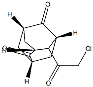 4-(Chloroacetyl)tricyclo[3.3.1.13,7]decane-2,6-dione structure