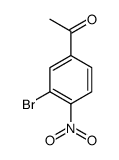 1-(3-溴-4-硝基苯基)乙酮结构式