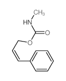 cinnamyl N-methylcarbamate structure