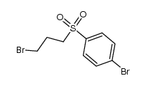1-bromo-4-(3-bromo-propane-1-sulfonyl)-benzene Structure