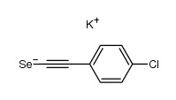 potassium 2-(4-chlorophenyl)ethyneselenolate Structure
