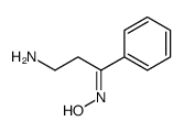 N-(3-amino-1-phenylpropylidene)hydroxylamine Structure