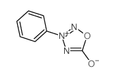 3-phenyl-1-oxa-2,4-diaza-3-azoniacyclopent-3-en-5-one结构式