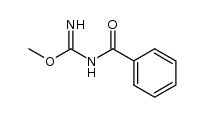 N-benzoylmethoxyformamidine Structure