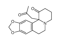 12b-(2-oxo-propyl)-3,4,7,12b-tetrahydro-2H,6H-[1,3]dioxolo[4,5-g]pyrido[2,1-a]isoquinolin-1-one Structure