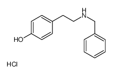 4-[2-(benzylamino)ethyl]phenol,hydrochloride结构式