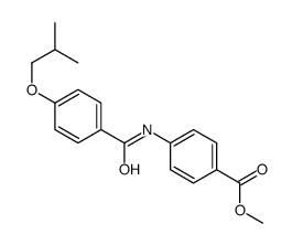 methyl 4-[[4-(2-methylpropoxy)benzoyl]amino]benzoate Structure