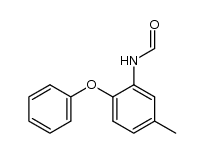 N-(5-methyl-2-phenoxy-phenyl)-formamide结构式
