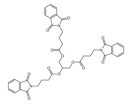 1,2,3-Tri-O-(N-phthaloyl-γ-aminobutyryl)-glycerol结构式